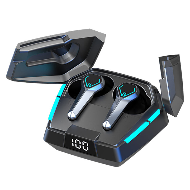 JX10 Wireless Gaming Headset Half-In-Ear Bluetooth Earbuds Low Latency TWS Headphones with Charging Case JX10 Wireless Gaming Headset Half-In-Ear Bluetooth Earbuds Low Latency TWS Headphones with Charging Case